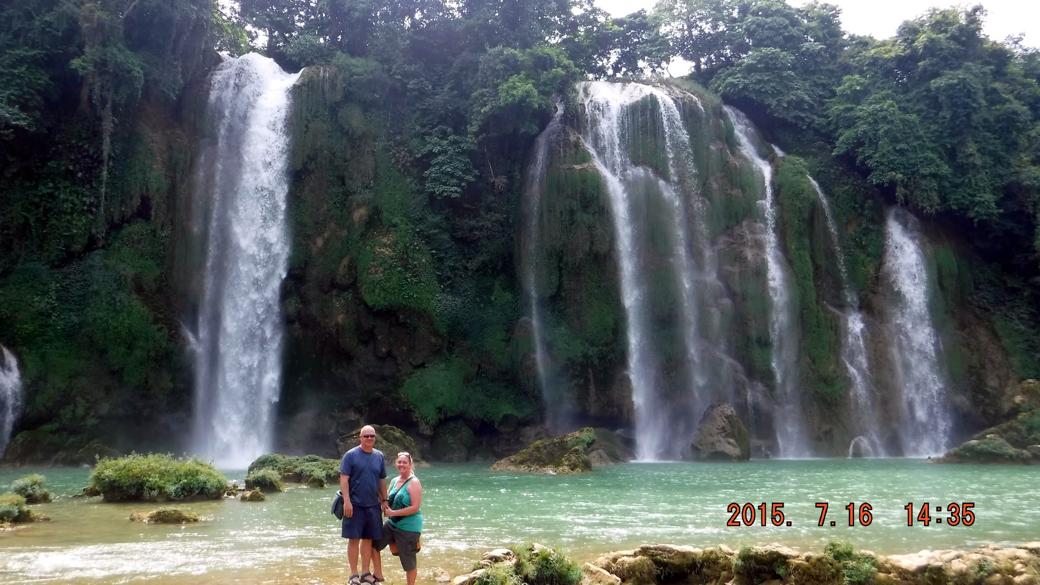 Waterfall cascade, Vietnam